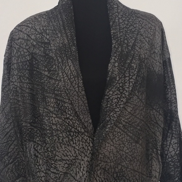 Antelope Vintage leather retro v-neck bomber - Picture 2 of 6